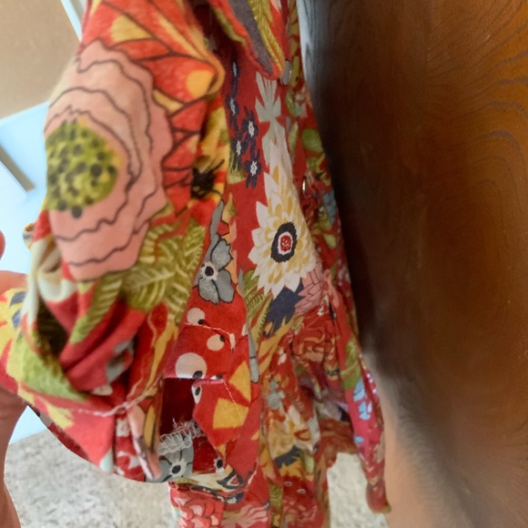 Fleur + Dot Peter Pan Collar Floral Handsewn Dress - Picture 7 of 10